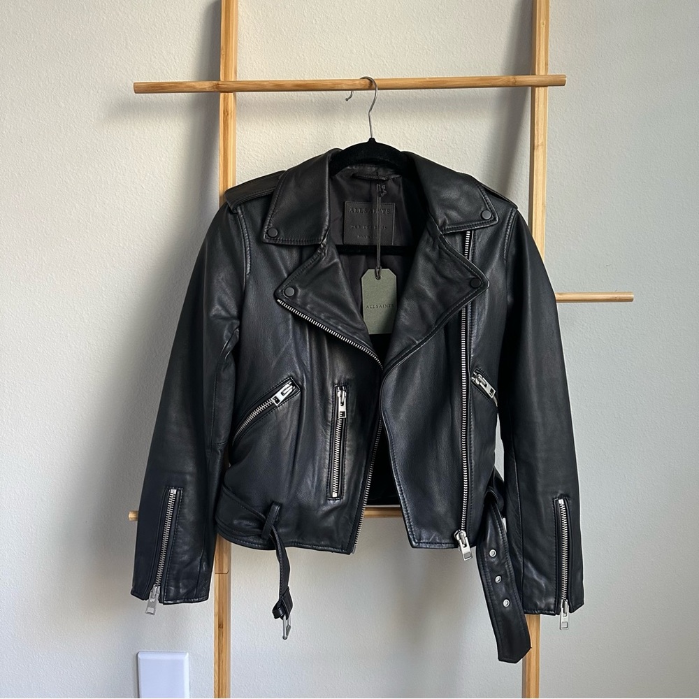 All Saints Balfern Leather Jacket